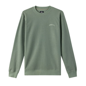 O'Neill Bavaro Solid Crew Neck Fleece Youth Boy's L/S Sweater - Sage