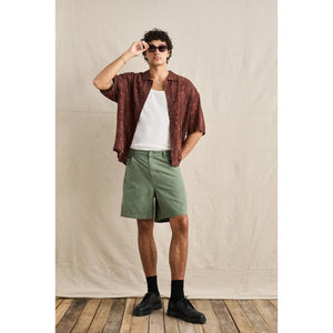 Rhythm Ula Relaxed Men's S/S Dress Shirt - Sienna