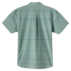 O'Neill TRVLR UPF Traverse Stripe Standard Men's S/S Dress Shirt - Sage