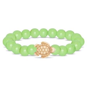 Fahlo Glow In The Dark Sea Turtle Tracking Bracelet - Sage Glow