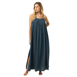 O'Neill Saltwater Solids Sai Maxi Cover-Up Women's Dress - Slate