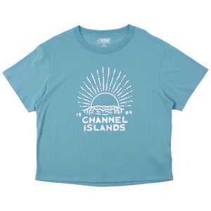 Channel Islands Set Wave Relaxed Women's S/S T-Shirt - Aqua