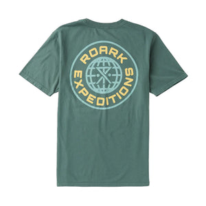 Roark Goin Global Premium Men's S/S T-Shirt - Slate Green