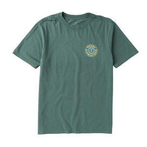Roark Goin Global Premium Men's S/S T-Shirt - Slate Green