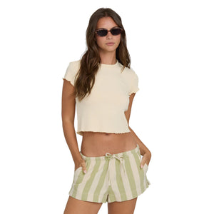 Billabong Low Tide Yarn-Dye Woven Women's Shorts - Cactus