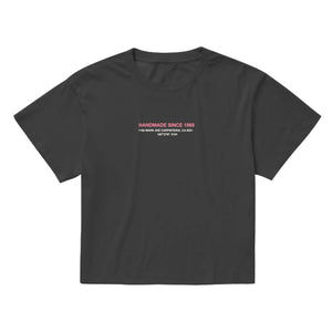 Channel Islands Shine Cropped Women's S/S T-Shirt - Charcoal
