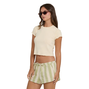 Billabong Low Tide Yarn-Dye Woven Women's Shorts - Cactus