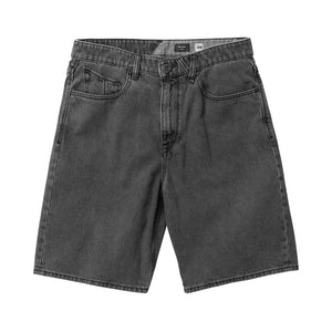 Volcom Billow Denim 22" Men's Shorts - Charcoal/Black