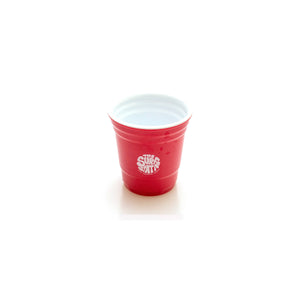 Surf Station Shot Glass Plastic - 1.5oz/Red/Hippie