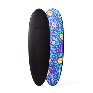 Medina Smile 6'6 Soft Surfboard - Black