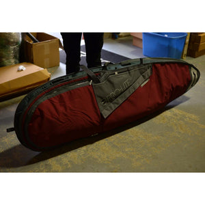 Pro-Lite Smuggler Series Shortboard Double/Triple Travel Surfboard Bag - Maroon
