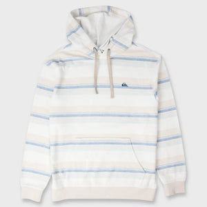 Quiksilver Great Otway Yarn-Dyed Stripe Men's Hoodie - Snow White