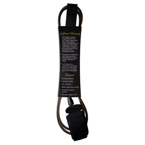 Surf Station Signature Series Longboard Ankle Surfboard Leash - 10'/Black
