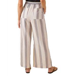 Outerknown Laylow Women's Pants - Salt Mariner Stripe