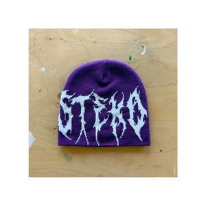Steko Crime Men's Beanie - Purple