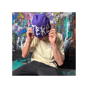 Steko Crime Men's Beanie - Purple