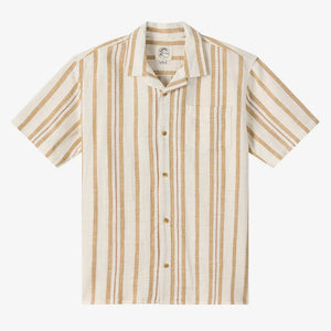 O'Neill O'Riginals Stripe Men's S/S Dress Shirt - Tofu