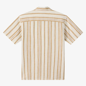 O'Neill O'Riginals Stripe Men's S/S Dress Shirt - Tofu