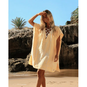 Sand Cloud Sunny Daisy Women's Cover Up - Snapdragon