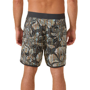 Outerknown All Time Scallop Men's Boardshorts - Dazedaloha Tropical Forest