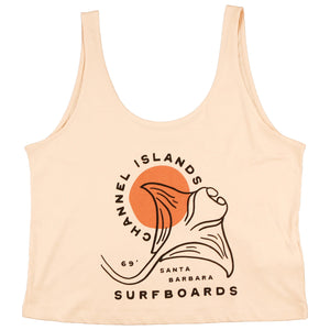 Channel Islands Ray Women's Tank Top - Cloud