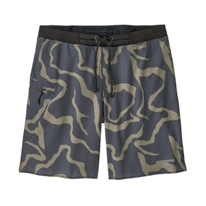 Patagonia Hydrolock Stitched 18" Men's Boardshorts - Camo Grey