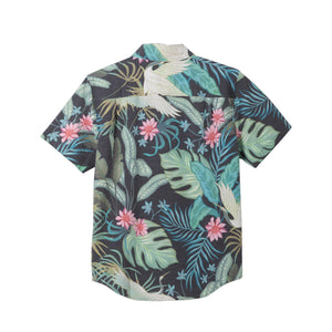 Dark Seas Terra Vista Woven Men's S/S T-Shirt - Black