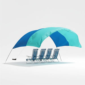 SHIBUMI Shade Classic Beach Tent with Wind Assist - Ocean