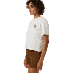 O'Neill O'Riginals Palms Away Easy Women's S/S T-Shirt - Tofu