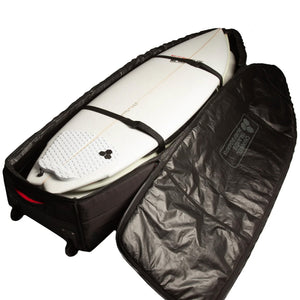 Channel Islands Traveler Wheeled Quad Surfboard Bag - Black