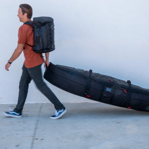 Channel Islands Traveler Wheeled Quad Surfboard Bag - Black