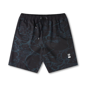 Former Global Mind Swans 18" Men's Boardshorts - Black