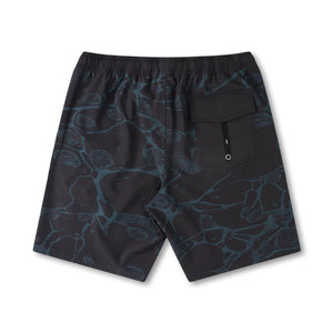 Former Global Mind Swans 18" Men's Boardshorts - Black