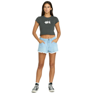 Volcom 1991 Mid Women's S/S T- Shirt - VIntage Black