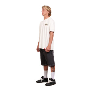 Lost Slacker Denim Jort Men's Walkshorts - Vintage Black