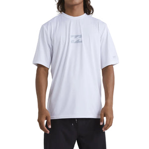 Billabong All Day Wave Men's S/S Rashguard - White