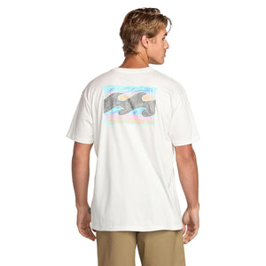 Billabong Crayon Wave Premium Knit S/S T-Shirt - Off White