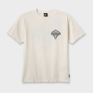 Quiksilver Liberty Spikes Pigment Dye Men's S/S T-Shirt - Snow White