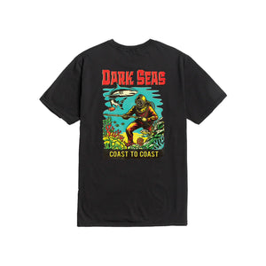 Dark Seas Water Decal Men's S/S T-Shirt - Black