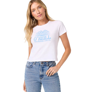O'Neill Throne Fitted Women's S/S T-Shirt - White