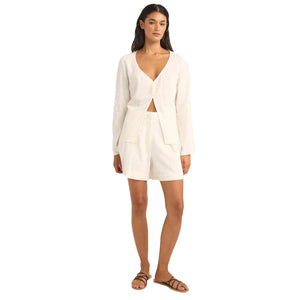 Rhythm Kayla Women's L/S Top - White