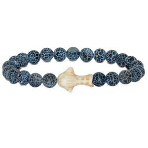 Fahlo The Quest Whale Tracking Bracelet - Deep Blue