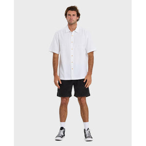 Quiksilver Tahiti Palms Men's S/S T-Shirt - White