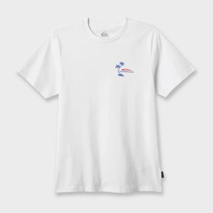 Quiksilver Tropical Surf Classic Men's S/S T-Shirt - White