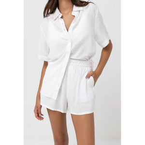 Rhythm Sunshine Beach Women's Shorts - White