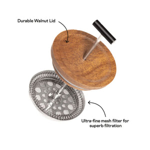 Corkcicle Ceramic French Press - Oat Milk