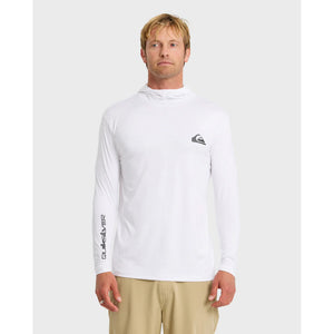 Quiksilver Everyday UPF 50 Hooded Men's L/S Surf Shirt - White