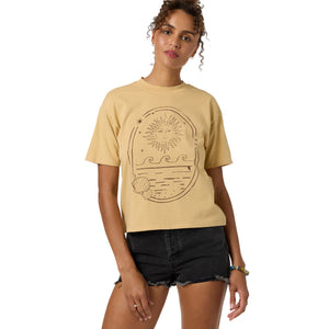 O'Neill Sun Shell Easy Women's S/S T-Shirt - Warm Sand