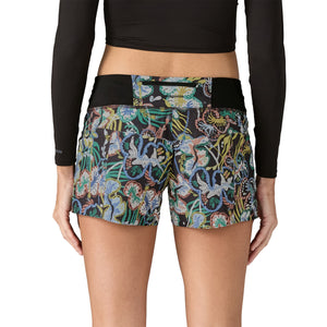 Patagonia Stretch Hydropeak 3.5" Women's Boardshorts - Undersea Black