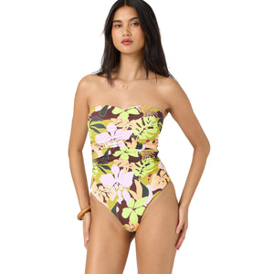 O'Neill Leah Tropical Geo Ubud One-Piece Women's Swimsuit - Multi Color